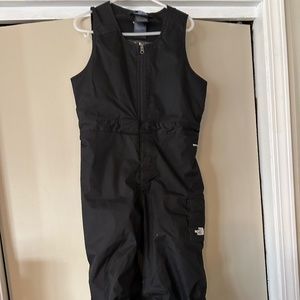 North face bib overalls 4t